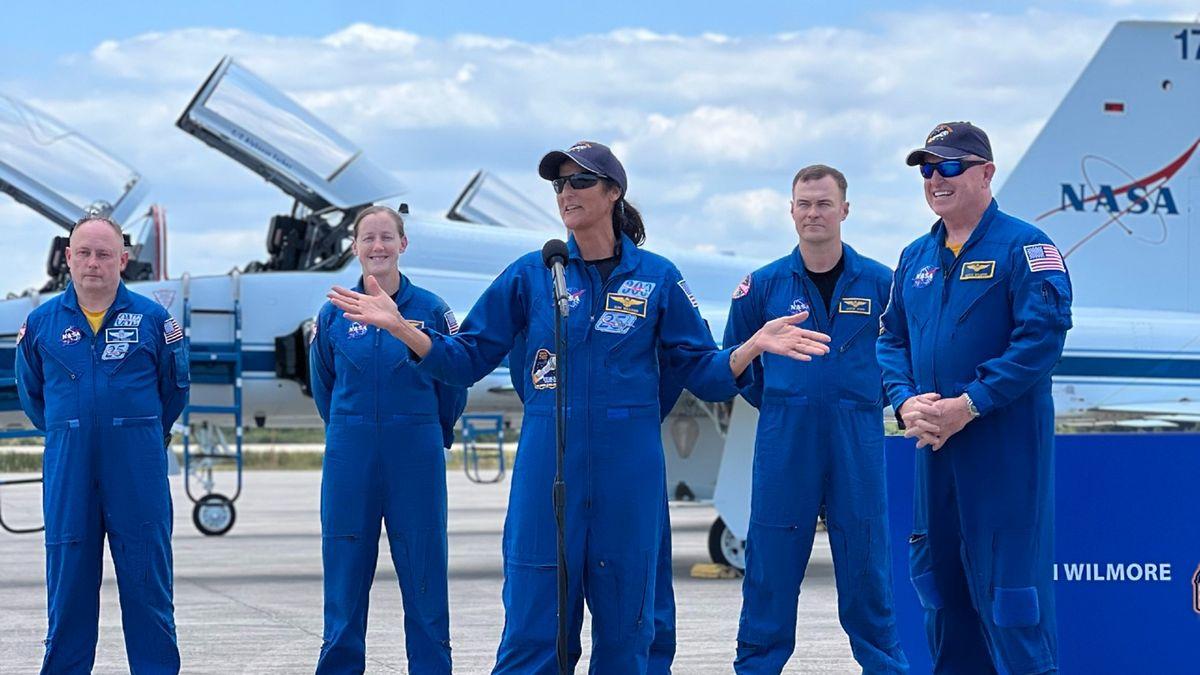 NASA astronauts fly to launch site for the first crewed Boeing Starliner mission to the International Space Station on May 6