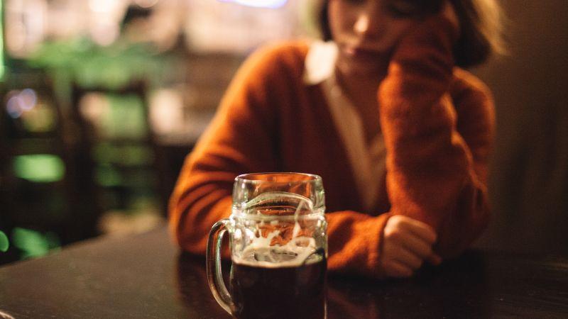 The study found that alcohol abuse sent more women to the hospital