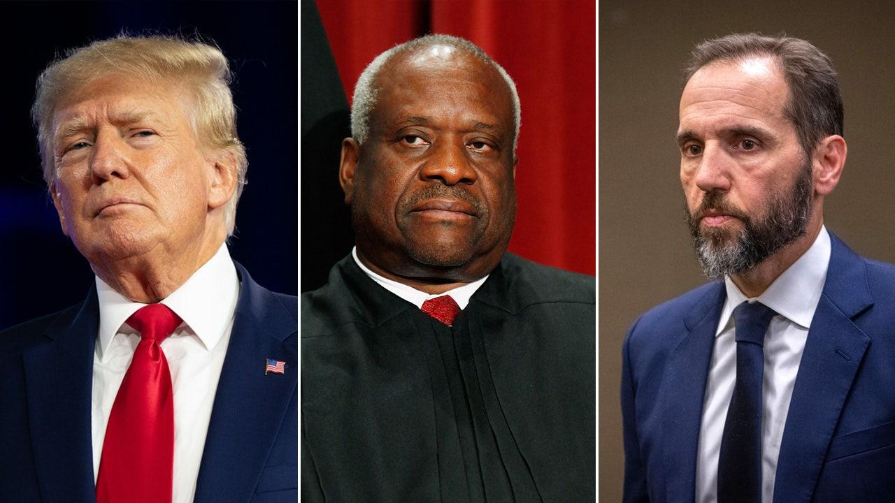 The legitimacy of the prosecution of Trump was raised by Justice Thomas