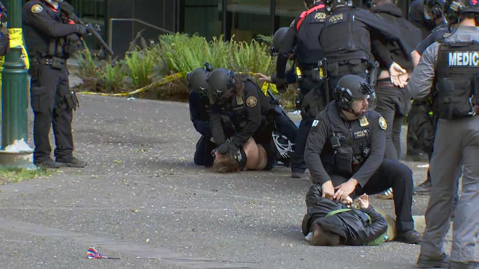 Police return to Portland State University