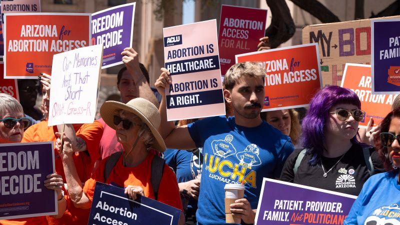 The repeal of the near-total abortion ban is going to be voted on by the Arizona Senate