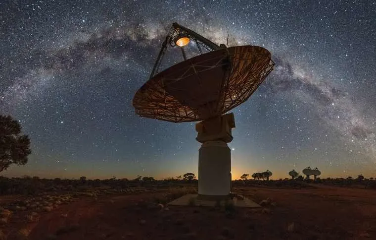 Astronomers are able to detect repeating signals from an object in space that is 