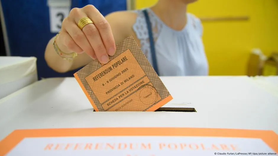 Italians vote on citizenship rules, labor laws – DW – 06