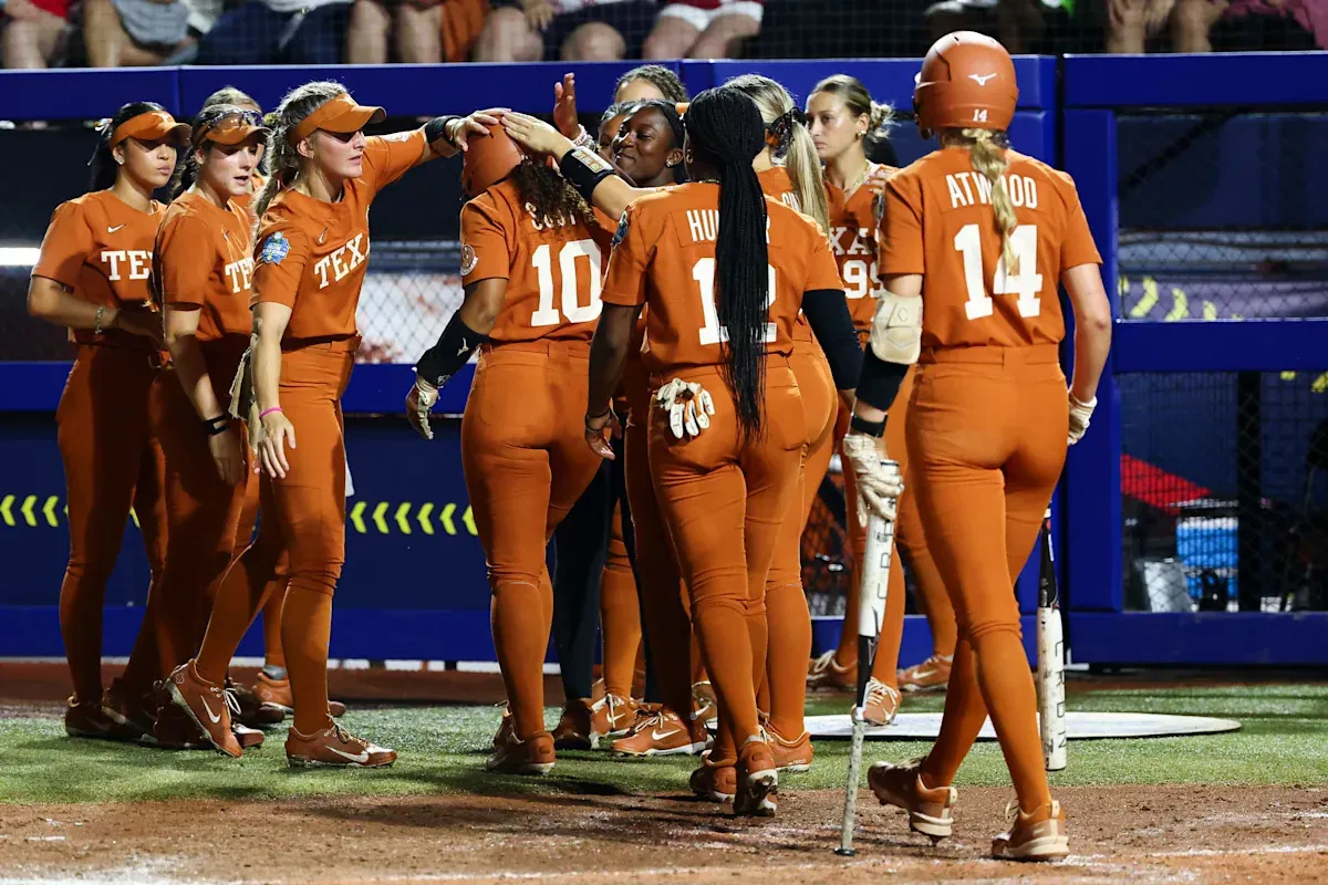WCWS Game 3: Texas wins national championship, defeating Texas Tech, 10-4, powered by Mia Scott's grand slam