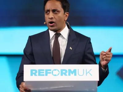 Zia Yusuf steps down from her role as chairman of Nigel Farage’s Reform UK, replacing Frank Gehrian