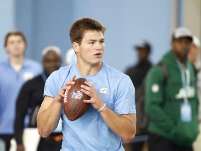 Inside Drake Maye's showcase and more information from North Carolina's Pro Day can be found in Lazar's Pro Day Tour